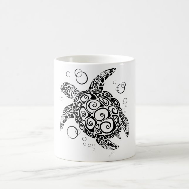 Turtle Mugg, Spara Turtles, Sea Turtle Kaffemugg (Center)