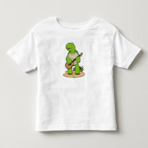 Turtle Musician Guitar Music T Shirt