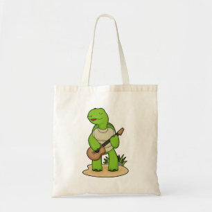 Turtle Musician Guitar Music Tygkasse