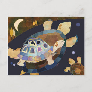 Turtle Night Vykort