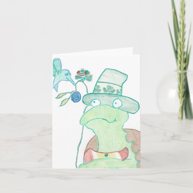 Turtle Notecard Kort (Framsida)