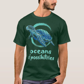 Turtle Oceans of Postives Sommarläsning 2022 T Shirt