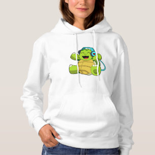 Turtle på Music med hörlurar T Shirt