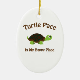 Turtle Pace Julgransprydnad Keramik