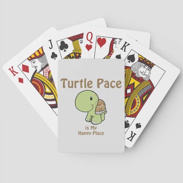 Turtle Pace - Lycklig Ställe Kortlek (Baksidan)