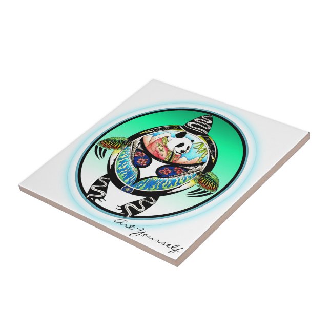 Turtle Panda Kakelplatta (Sidan)