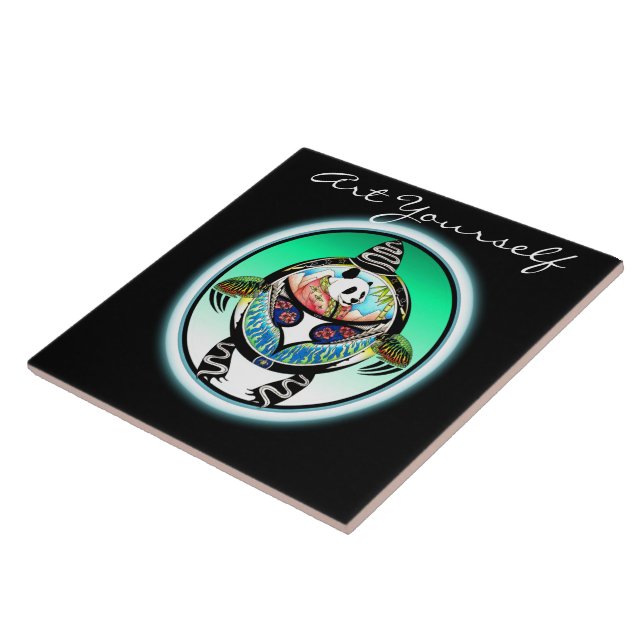 Turtle Panda Kakelplatta (Sidan)