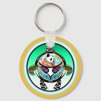 Turtle Panda Nyckelring