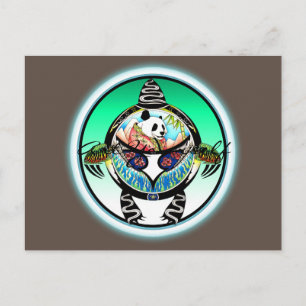 Turtle Panda Vykort