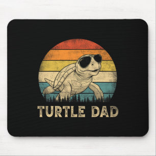 Turtle Pappa Sköldpadda Älskare Pappa Fars Dag Musmatta