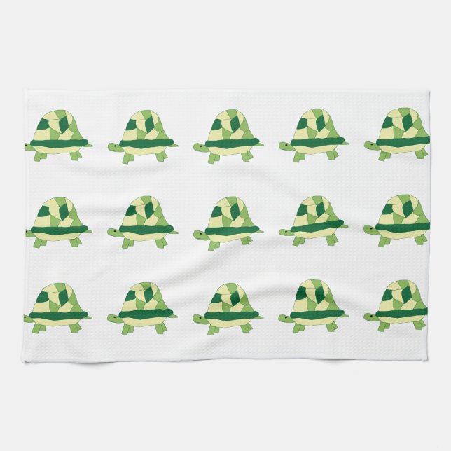 Turtle Parad towel Kökshandduk (Horisontell)