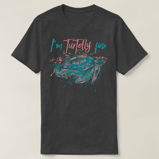 Turtle Parent Animal Lover Gift Turtle T Shirt (Design framsida)