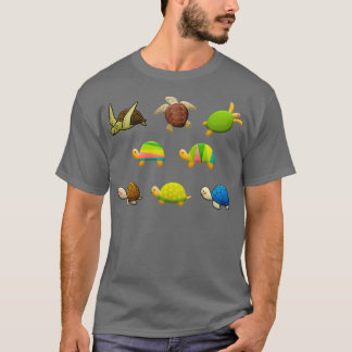 Turtle Pattern T Shirt