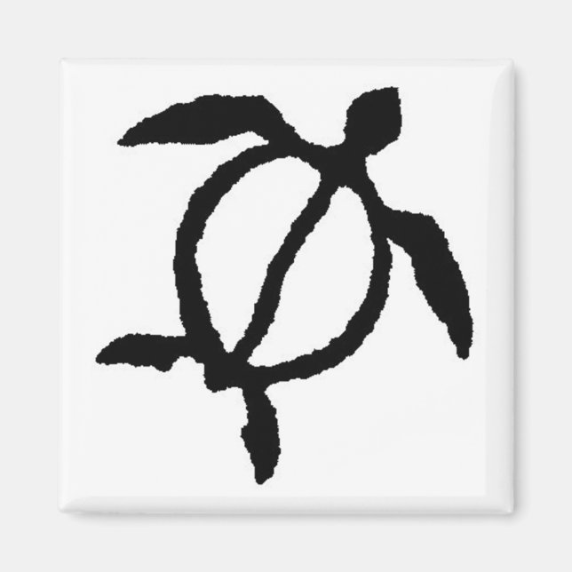 Turtle petroglyph magnet (Framsidan)