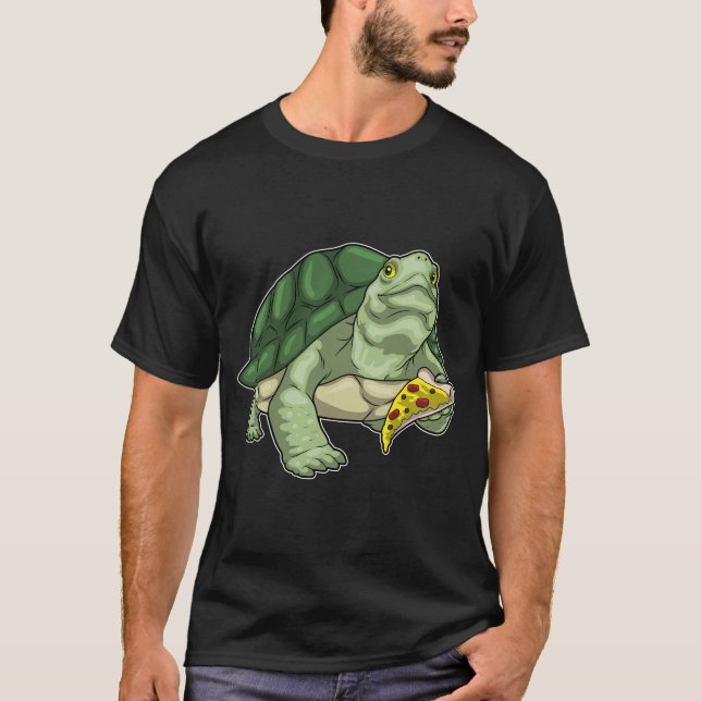 Turtle Pizza T Shirt (Framsida)