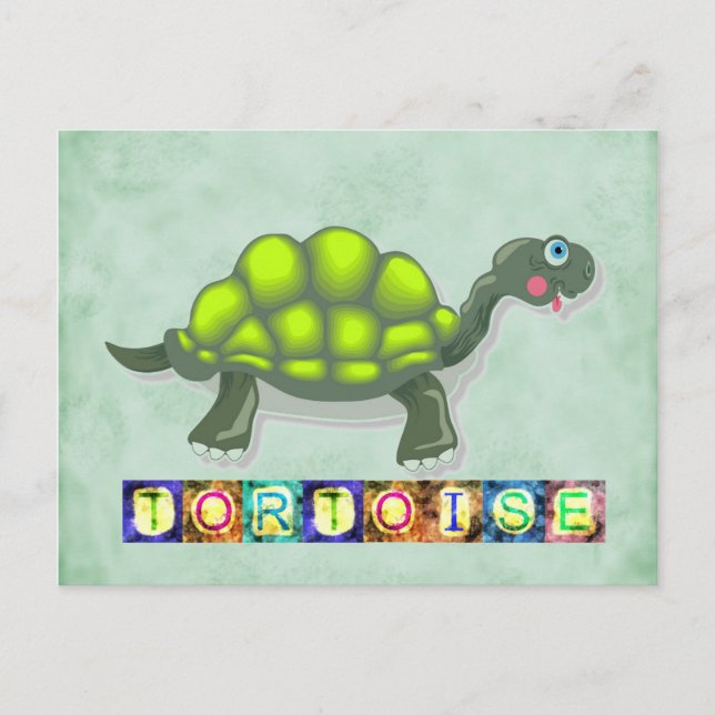 Turtle Postcard Vykort (Framsida)