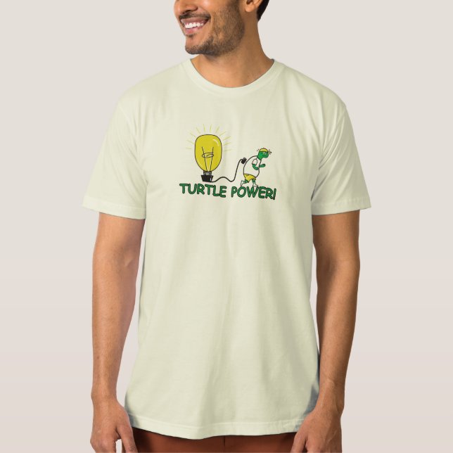 Turtle Power! T Shirt (Framsida)