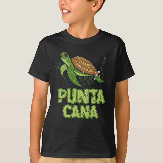Turtle Punta Cana Dominikanska republiken Souvenir T Shirt (Framsida)