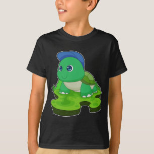 Turtle Pupil Cap School T Shirt