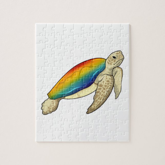 Turtle Rainbow Pussel (Vertikal)