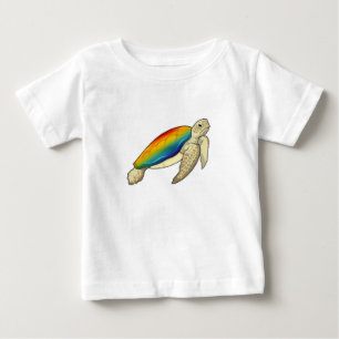 Turtle Rainbow T Shirt