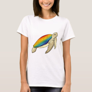 Turtle Rainbow T Shirt