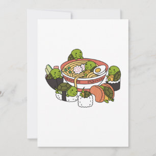 Turtle Ramen Sushi Tack Kort