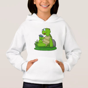 Turtle Reading Bok T Shirt