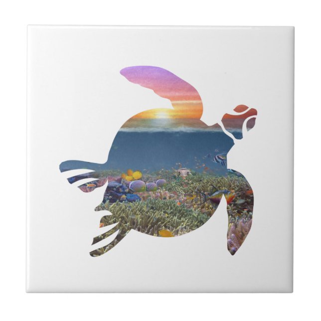 Turtle Reef Kakelplatta (Framsidan)