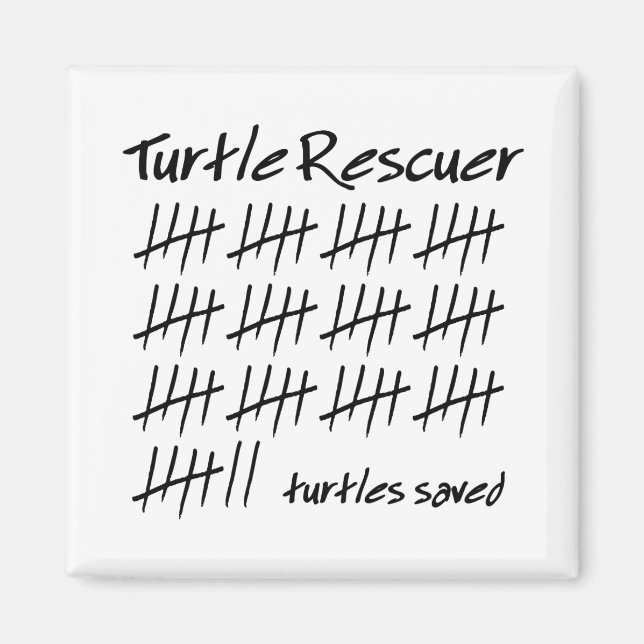 Turtle Rescuer Magnet (Framsidan)