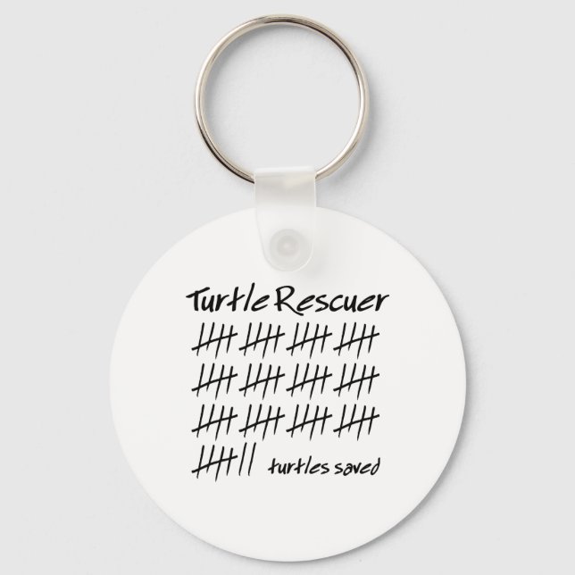 Turtle Rescuer Nyckelring (Framsida)
