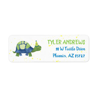 Turtle Returetiketters Returadress Etikett