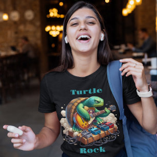 Turtle Rockstar Jamming på Stage T Shirt