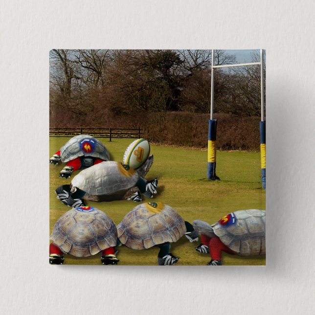 Turtle Rugby Knapp (Framsida)