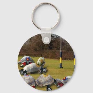 Turtle Rugby Nyckelring