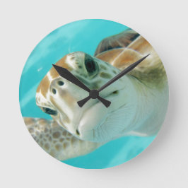 Turtle Rund Klocka