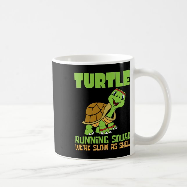 Turtle Running Squad Vi är långsamma som helvetets Kaffemugg (Höger)