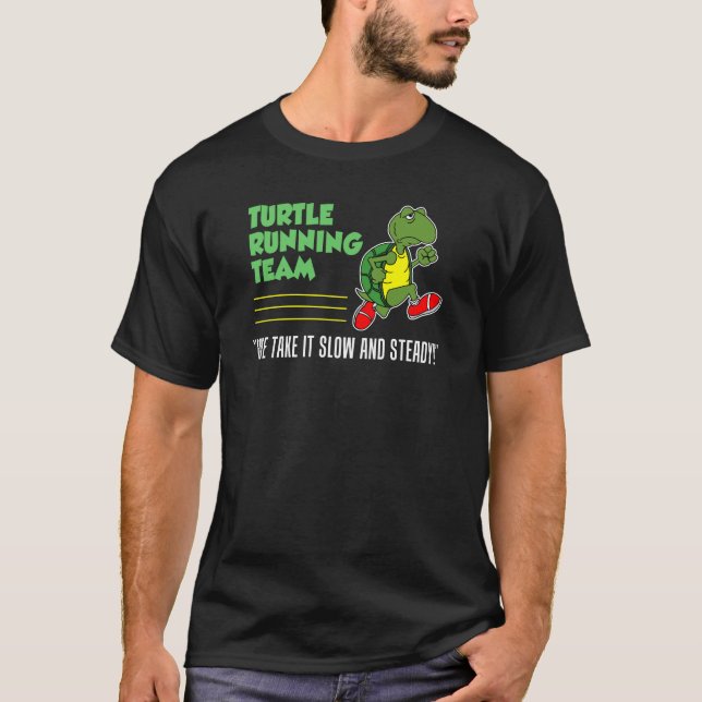 Turtle Running Team T Shirt (Framsida)