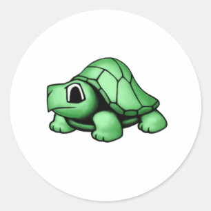Turtle Runt Klistermärke