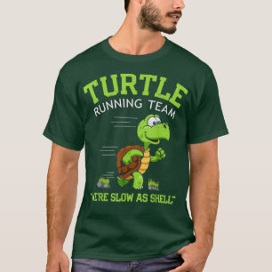 Turtle RunTeam roligt och säger sarkastiskt T Shirt