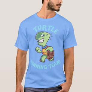 Turtle RunTeam Springa Marathons Sport Athletics T Shirt