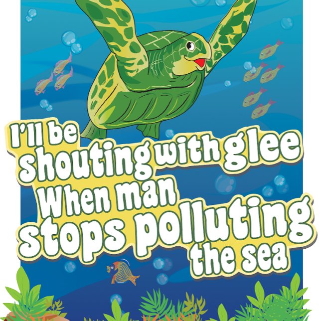 Turtle säger.. "Jag skriker i Glee". Canvastryck (Skapare uppladdad)