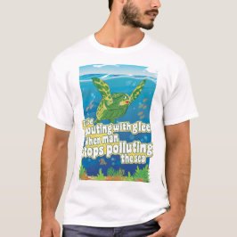 Turtle säger.. "Jag skriker i Glee". T Shirt