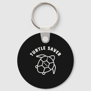 Turtle Saver Quote - Sea Turtle Graphic - Animal R Nyckelring