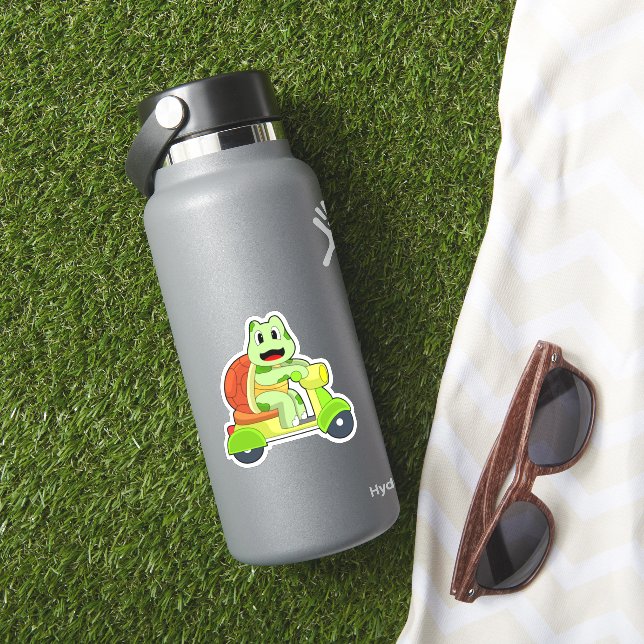 Turtle Scooter Klistermärken (HydroFlask Insitu)