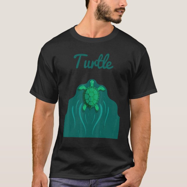 Turtle Sea Animal Amphibian Turtle 1 T Shirt (Framsida)