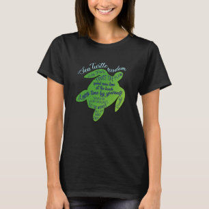 Turtle Sea Turtles Ocean Animal Sjöliv Gift Idea T Shirt