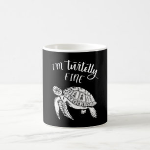 Turtle Sea Turtles Ocean Sjöliv Animal Gift Idea Kaffemugg
