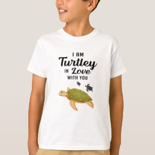Turtle Sea Turtles Ocean Sjöliv Cute Animal Gift T Shirt