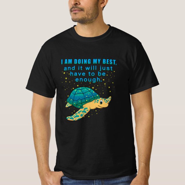 Turtle Sea Turtles Sjöliv Ocean Animal Gift Idea T Shirt (Framsida)